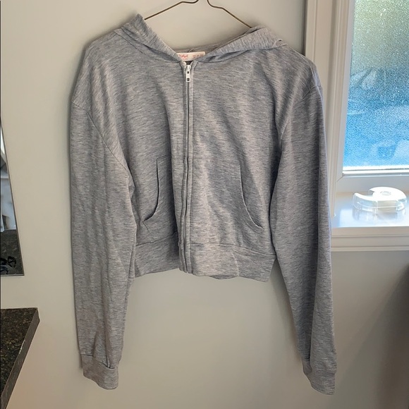 gray zipper hoodie - Picture 1 of 2